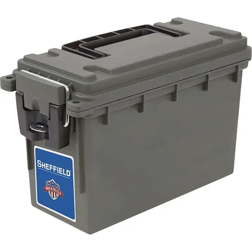 SHEFFIELD 12626 11-1/2 In. OD Green Field Toolbox