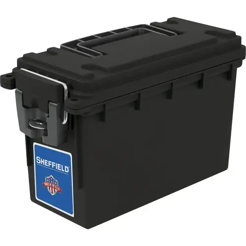 SHEFFIELD 12629 11-1/2 In. Black Field Toolbox