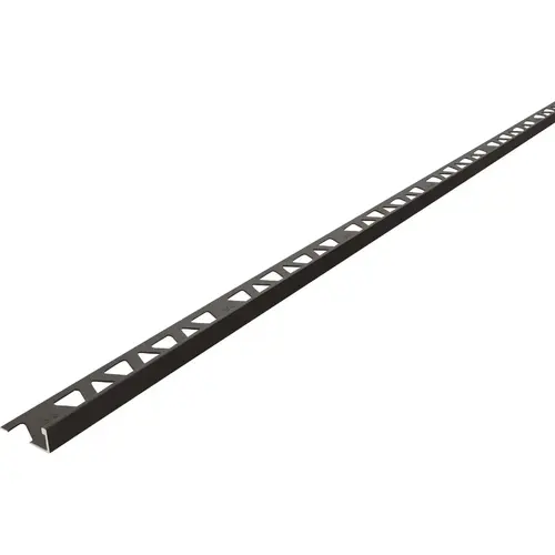 M-D 31354 Building Products 3/8 In. x 96 In. Satin Antique Bronze Aluminum Tile Edge