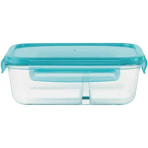 Pyrex 1138857 MealBox 3.4 Cup Rectangle Storage Container with Plastic Cover