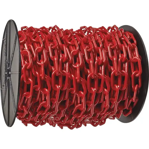 MR CHAIN 50105 #8 Red 125 Ft. Plastic Chain