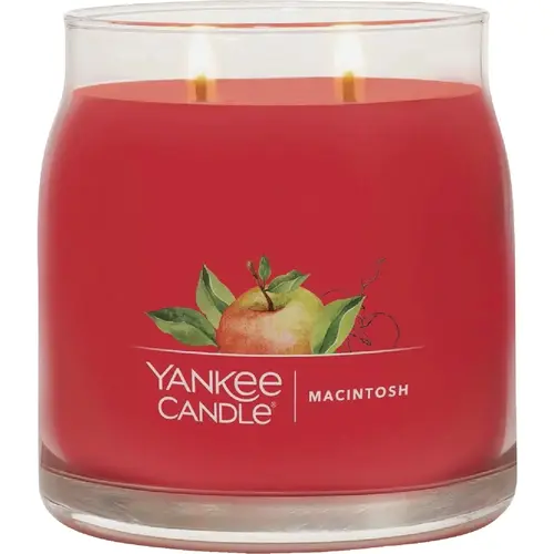 Yankee Candle NW1630000 13 Oz. Macintosh Medium Jar Candle Red