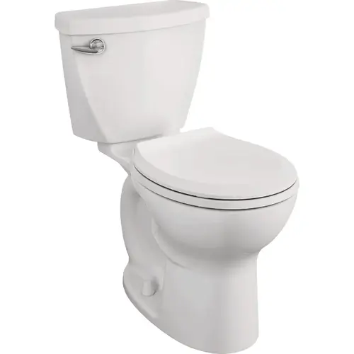 American Standard 3376128ST.020 Cadet 3 White Chair Height Round Bowl 10 In. Rough-In 1.28 GPF Toilet