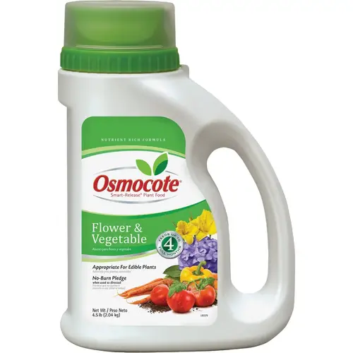 Osmocote 277860 Smart-Release 4.5 Lb. Flower & Vegetable Plant Food