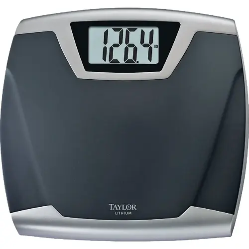 TAYLOR 73404072 Digital 440 Lb. Bath Scale, Black