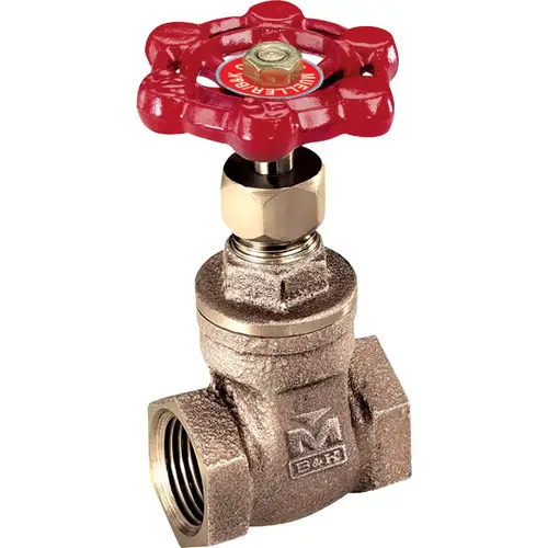 PROLINE 100-002NL 3/8 In. FIP x 3/8 In. FIP Brass Low Lead Gate Valve