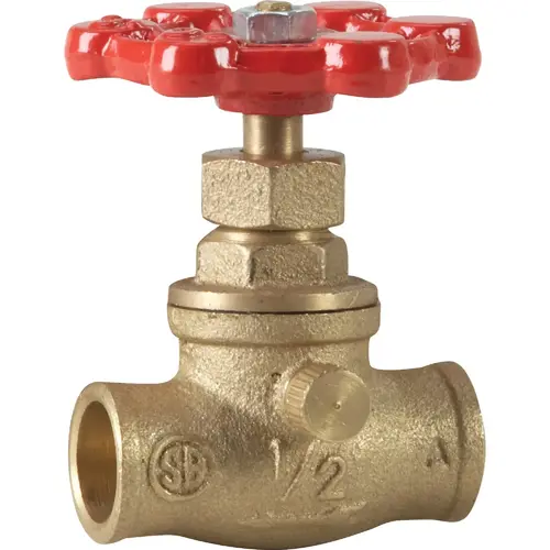 PROLINE 105-604NL 3/4 In. SWT x 3/4 In. SWT Brass Stop and Waste Valve