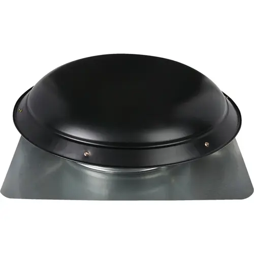 Ventamatic CX1000AMBL 1080 CFM Galvanized Steel Power Roof Mount Attic Vent Black