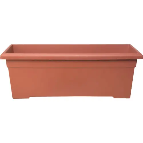 Myers ROP28000E35 28 In. Poly Romana Clay Color Flower Box