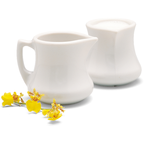Carlisle Foodservice 3 Ounce White Creamer Pitcher, 36 Each