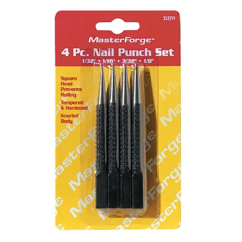 Do it 353299 Tempered Steel Nail Set (4-Piece)