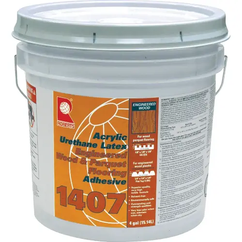 Roberts 1407-4 1407 4 Gal. Engineered Wood Floor Adhesive