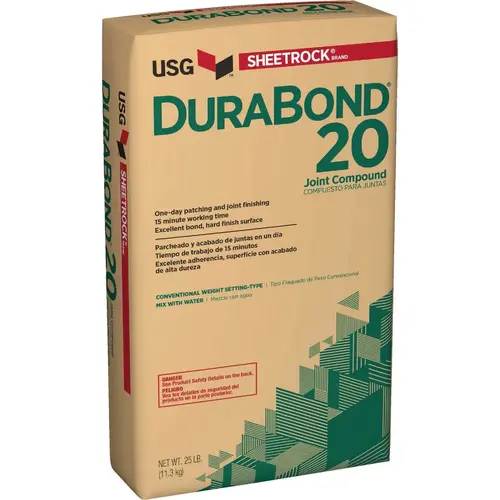 Sheetrock 380581 Durabond 20 Setting Type 25 Lb. Drywall Joint Compound