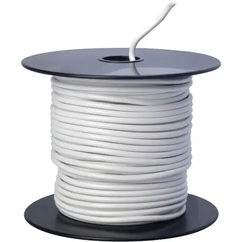 Road Power 55669023 100 Ft. 14 Ga. PVC-Coated Primary Wire, White