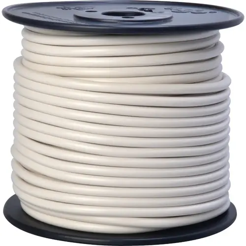 Road Power 55671923 100 Ft. 10 Ga. PVC-Coated Primary Wire, White