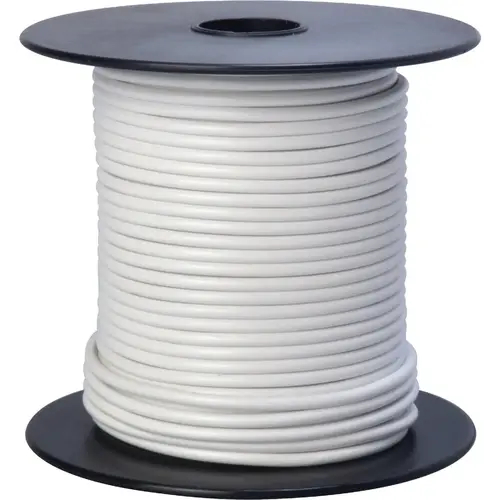 Road Power 55667923 100 Ft. 16 Ga. PVC-Coated Primary Wire, White