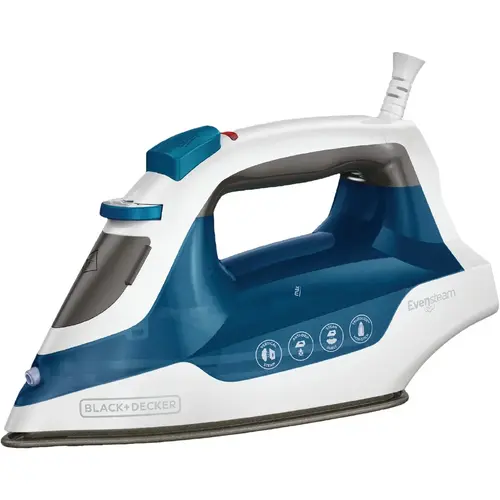 Black & Decker IR06V Easy Steam Pivot Compact Iron Blue