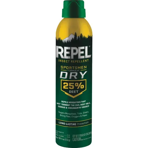 Repel HG-94133 Sportsmen 4 Oz. Dry Insect lent Aerosol Spray