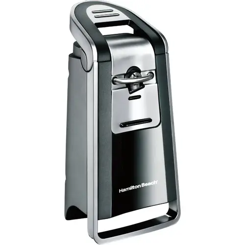 HAMILTON BEACH 76607G Smooth Touch Chrome Electric Can Opener with Easy-Touch Opening Lever