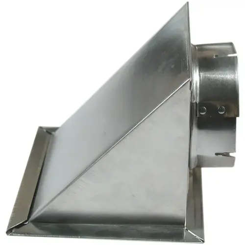 Builder's Best 110166 4 In. Aluminum Dryer Eave & Soffit Vent Silver