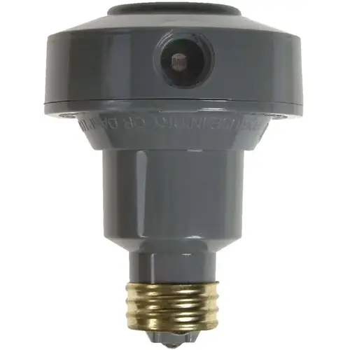 Amerelle OLC5CFLBC-4 Screw-In Gray Floodlight Photocell Lamp Control