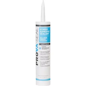 PROVA 80299 M-D Building Products Seal 9.5 Oz. Siliconized Sealant, White
