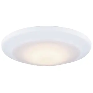 CANARM LED-SM6DL-WT-C 6 In. White LED Disc Flush Mount Light Fixture