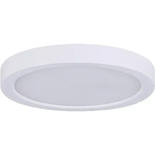 CANARM LED-SM7DL-WT-C 7 In. White LED Disc Flush Mount Light Fixture