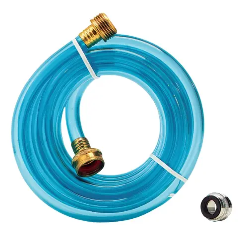 G T WATER PRODUCTS 157 Drain King 10 Ft. Hose and Faucet Adapter