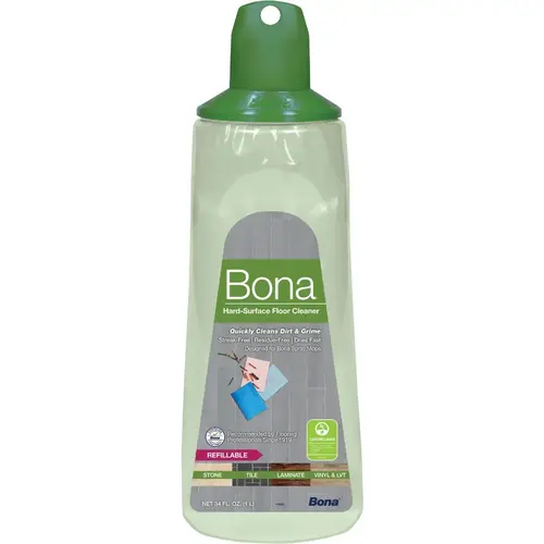 Bona WM700054003 34 Oz. Stone, Tile, & Laminate Floor Cleaner Refill Cartridge