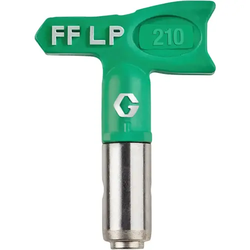 Fine Finish Low Pressure FFLP RAC X 210 SwitchTip 4 In. .010 Airless Spray Tip Silver/Green