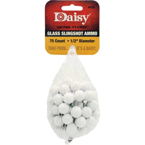 DAISY 998384-446 Glass 1/2 In. Slingshot Ammunition (100-Count)