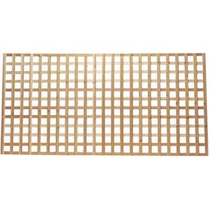 REAL WOOD PRODUCTS CO L3080 4 Ft. W x 8 Ft. L x 11/16 In. Thick Natural Western Red Cedar Heavy-Duty Lattice Panel