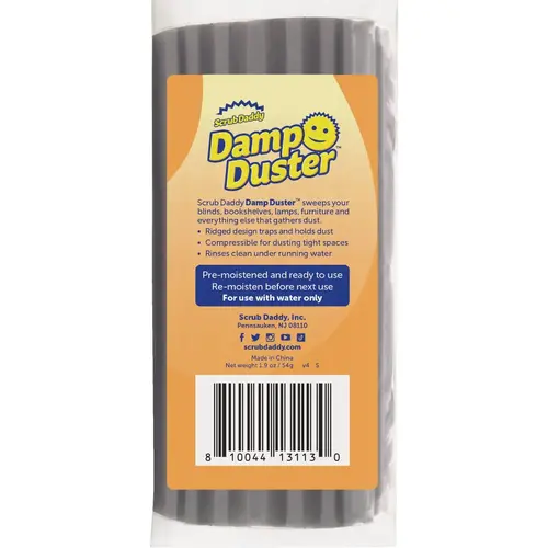 Damp Duster Sponge Gray