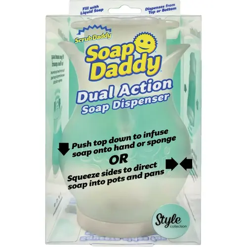 Soap Daddy Style Collection Soap Dispenser White