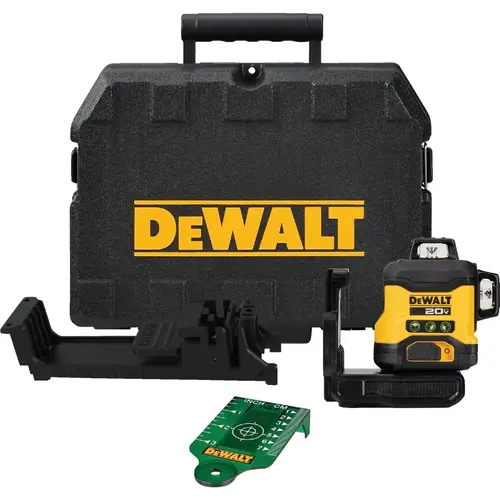 20V MAX Green Self-Leveling Cross Line 3 x 360 Laser Level (Tool Only)