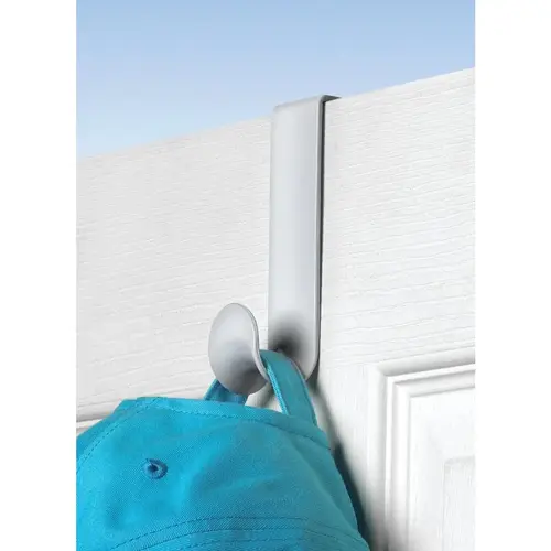 SPECTRUM 24100 White Plastic Over-The-Door Hook 4-3/4 In.