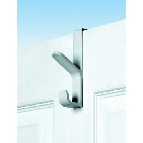 SPECTRUM 24700 White Plastic Over-The-Door Hook, 5-1/2 In.