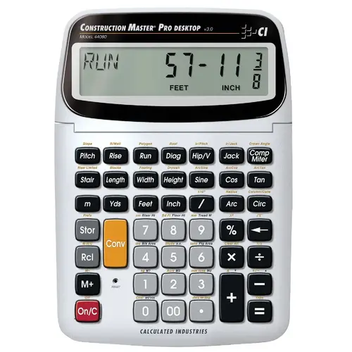 Calculated Industries 44080 Construction Master Pro Desktop Project Calculator