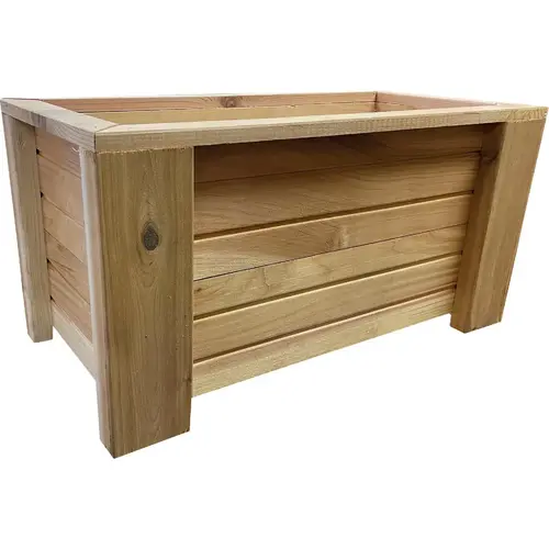 REAL WOOD PRODUCTS CO G3142 24 In. Cedar Deck Box Tan