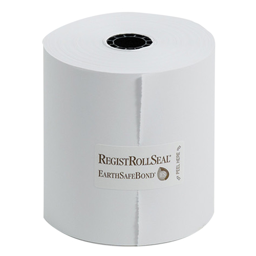 NCCO 1300SP Ncco National Checking Register Roll 3 X 165' 1 Ply White Bond Kitchen Printer Roll 1-30 Roll, 30 Roll