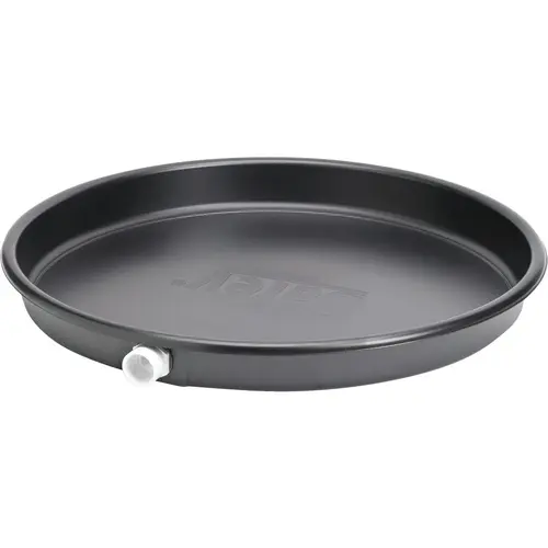 24 In. Dia. Plastic Water Heater Drain Pan with 1 In. to 1-1/2 In. PVC Adapter