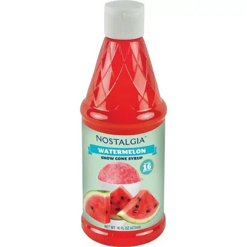 Nostalgia SCS160WTRMELON 16 Oz. Watermelon Snow Cone Syrup