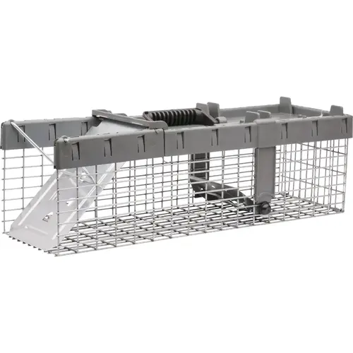 Havahart 1026 Galvanized Wire Mesh 17.75 In. 1-Door Small Live Animal Trap