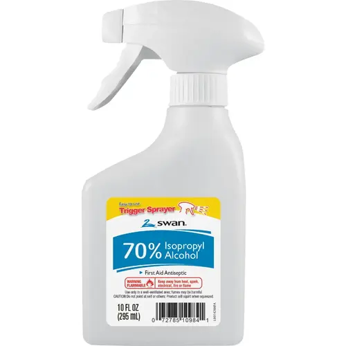 Swan 1000039416 10 Oz. 70% Isopropyl Rubbing Alcohol Trigger Spray