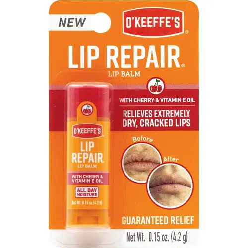 O'Keeffe's 109327 Cherry Lip Repair, 0.15 Oz.