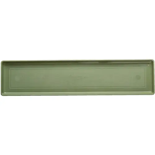 Novelty 10240 Countryside 24 In. Sage Plastic Flower Box Tray