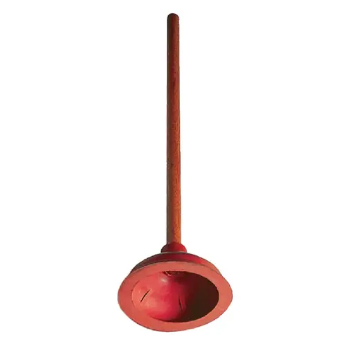 Do it 407848 Rubber 5-3/4" Toilet Plunger Red