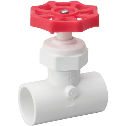 PROLINE 105-404 3/4 In. SOLV x 3/4 In. SOLV PVC Stop Valve