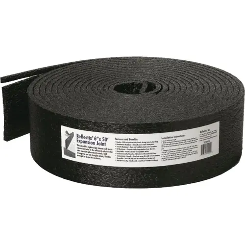 Reflectix EXPO6050 Expansion Joint, 6" x 50 ft Black